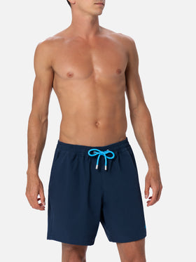 Blaue Comfort-Badeshorts für Herren