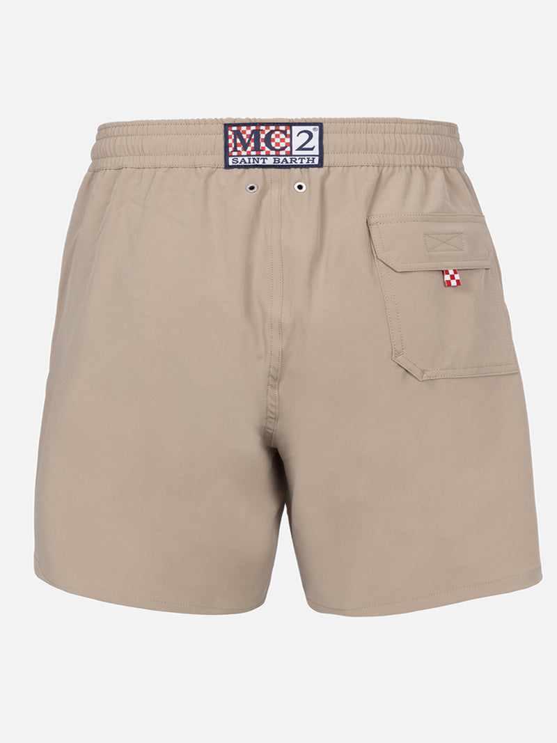 Man beige Comfort swim shorts