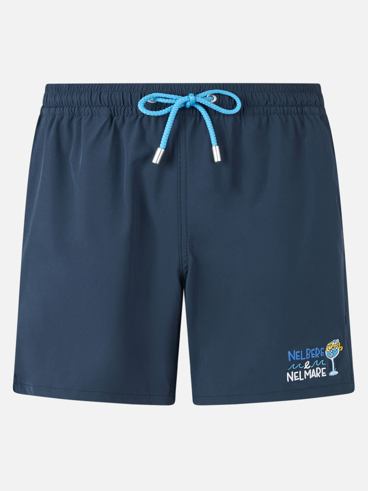 Costume classico elasticizzato Comfort con ricamo Nel bere e nel mare | EDIZIONE SPECIALE INSULTI LUMINOSI
