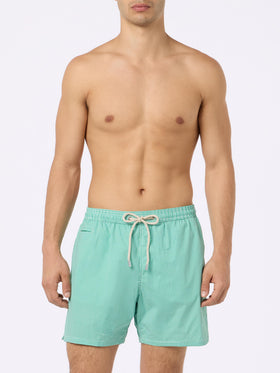 Man Comfort Light swim shorts with gingham print - MC2 Saint Barth