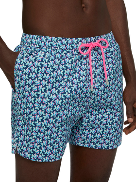 Comfort Light swim shorts with fish print