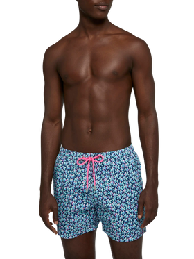 Comfort Light swim shorts with fish print