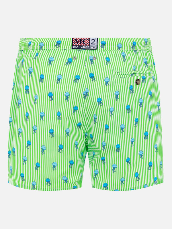 Comfort Light swim shorts with jelly fish print