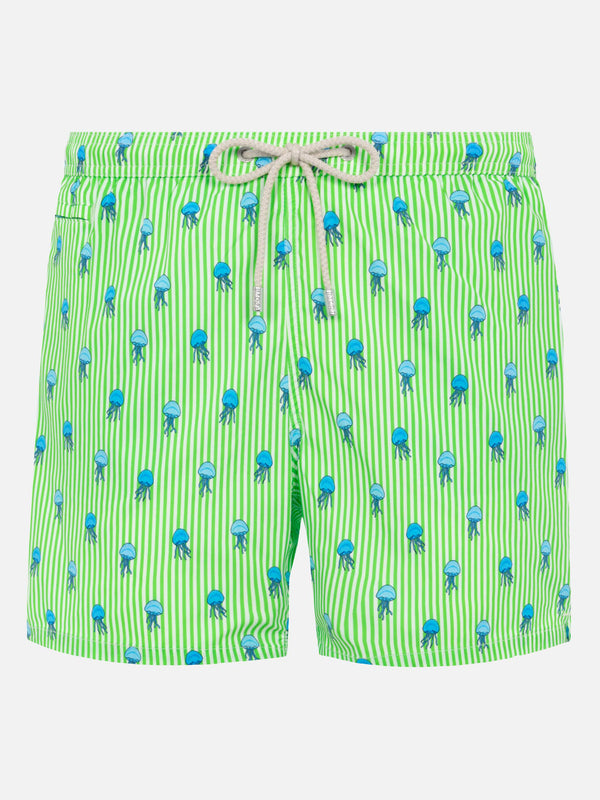 Comfort Light swim shorts with jelly fish print