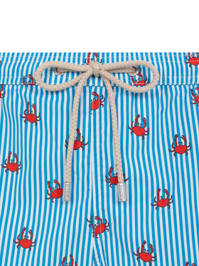 Comfort Light swim shorts with crabs print