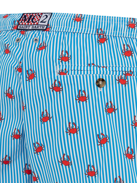 Comfort Light swim shorts with crabs print