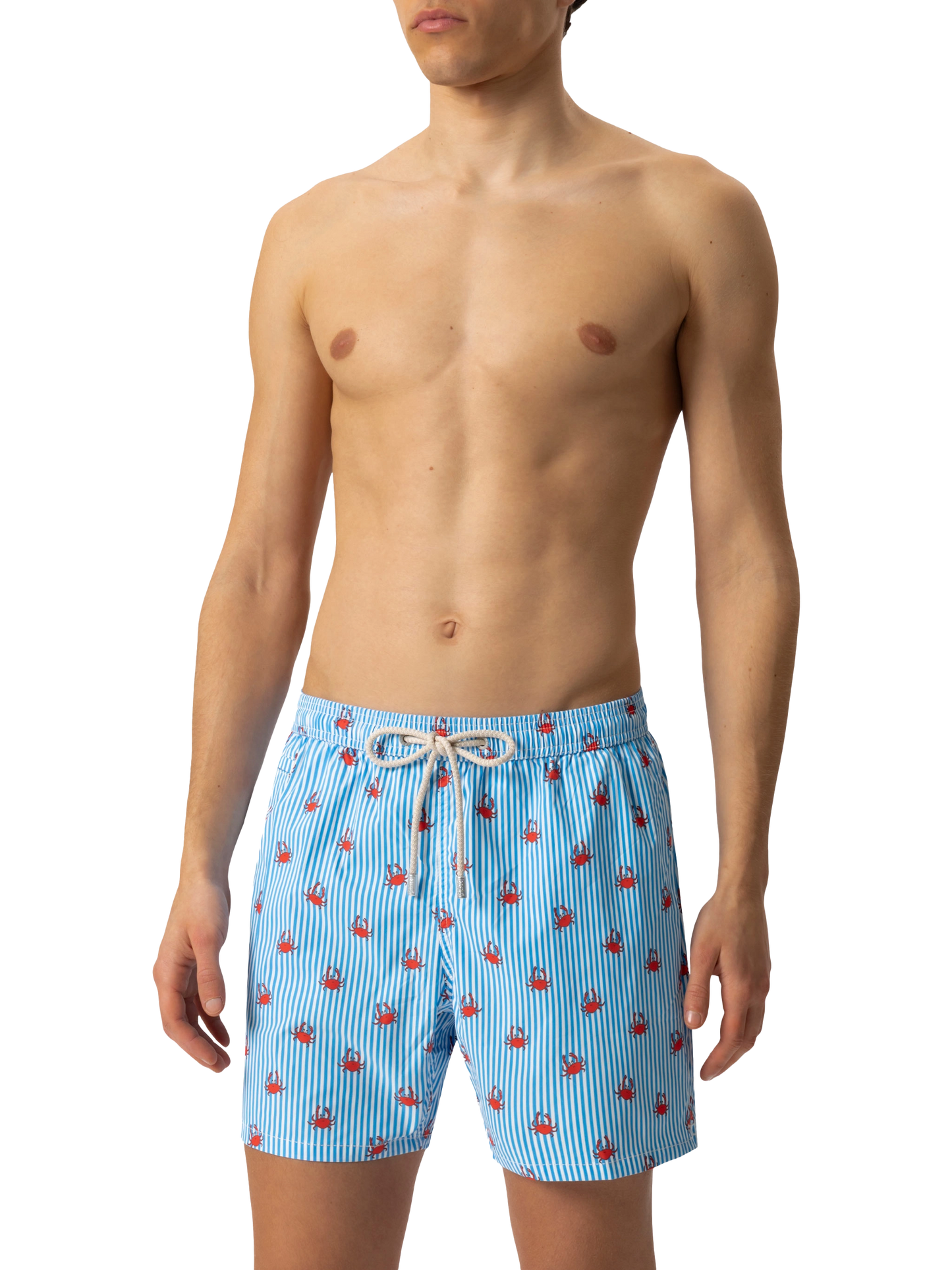Comfort Light swim shorts with crabs print