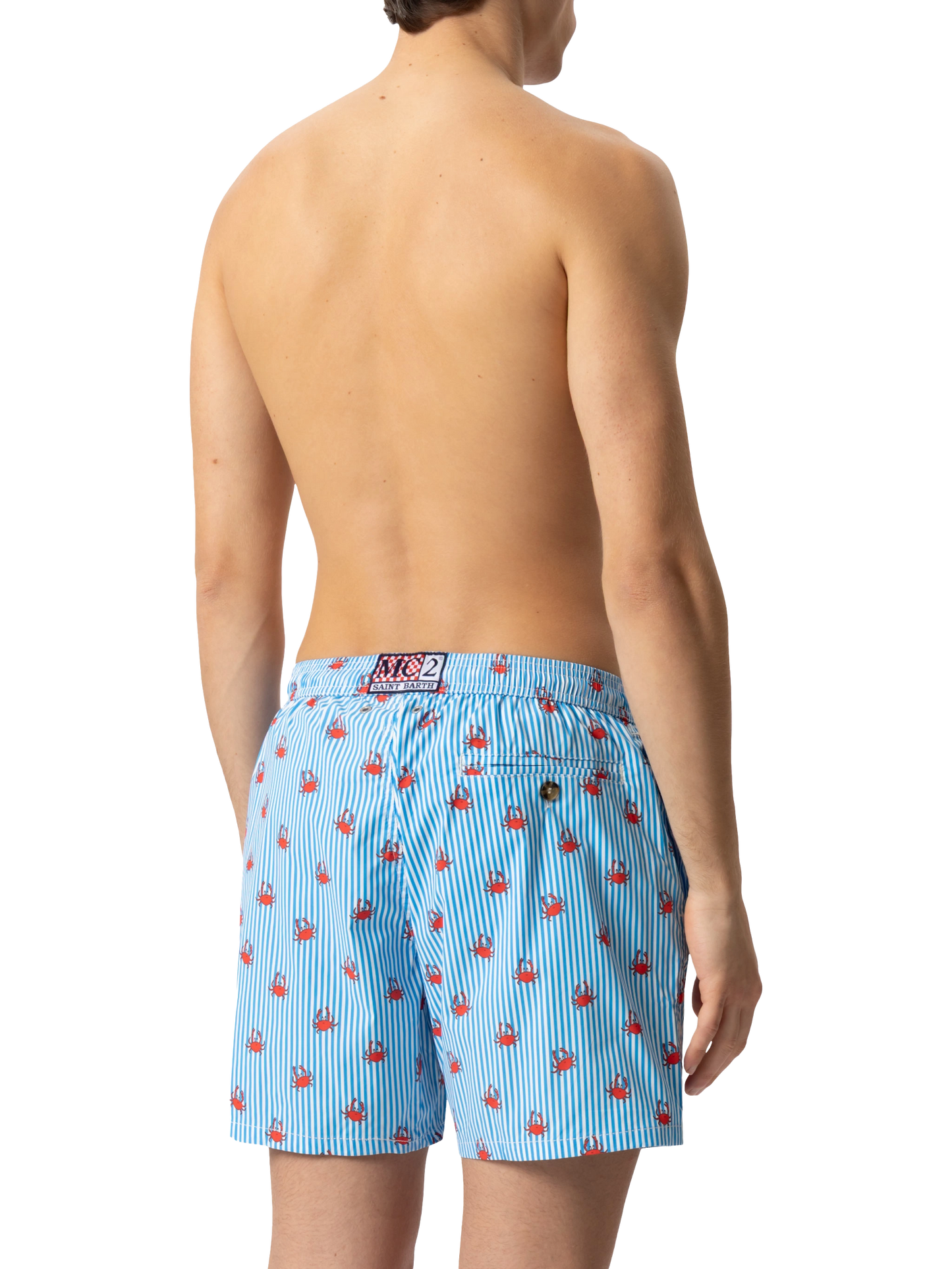 Comfort Light swim shorts with crabs print