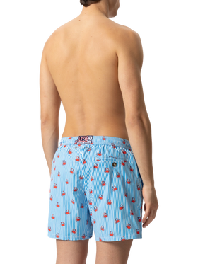 Comfort Light swim shorts with crabs print
