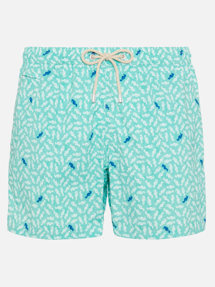 Costume mare Comfort Light con stampa cavalluccio marino
