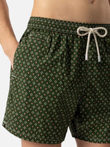 Comfort Light swim shorts with tie print