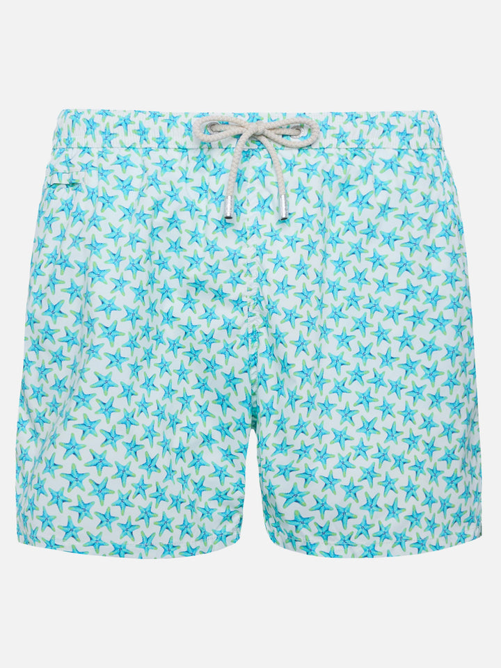 Badeshorts Comfort Light mit Seestern-Print