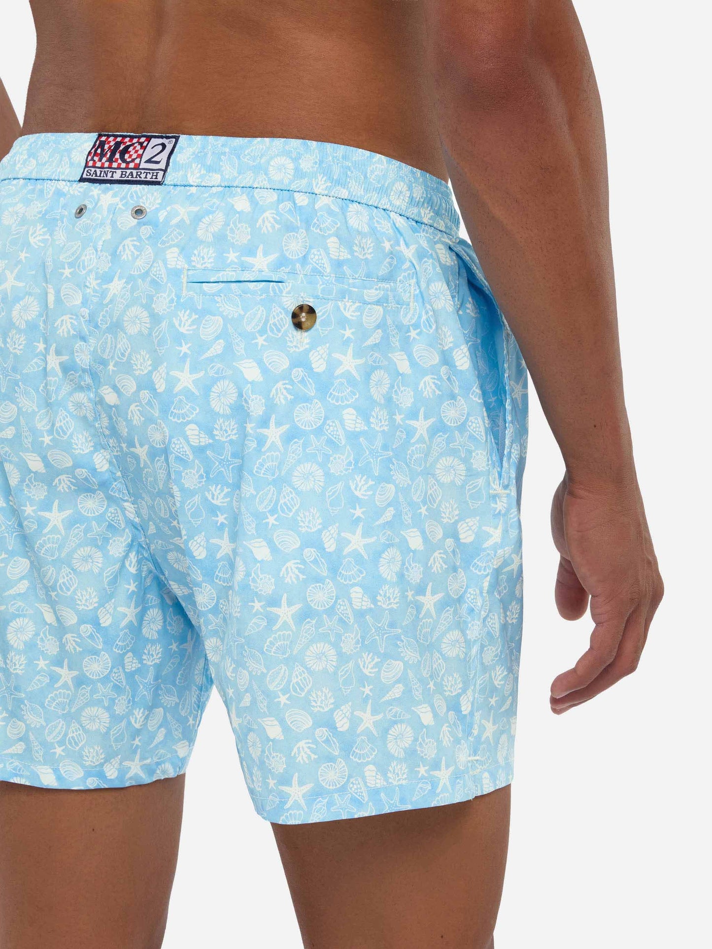 Costume mare Comfort Light con stampa conchiglie