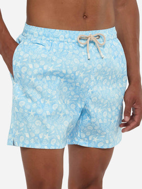 Costume mare Comfort Light con stampa conchiglie