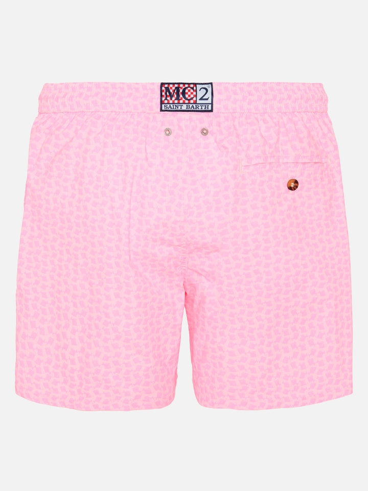 Costume mare Comfort Light con stampa pesci