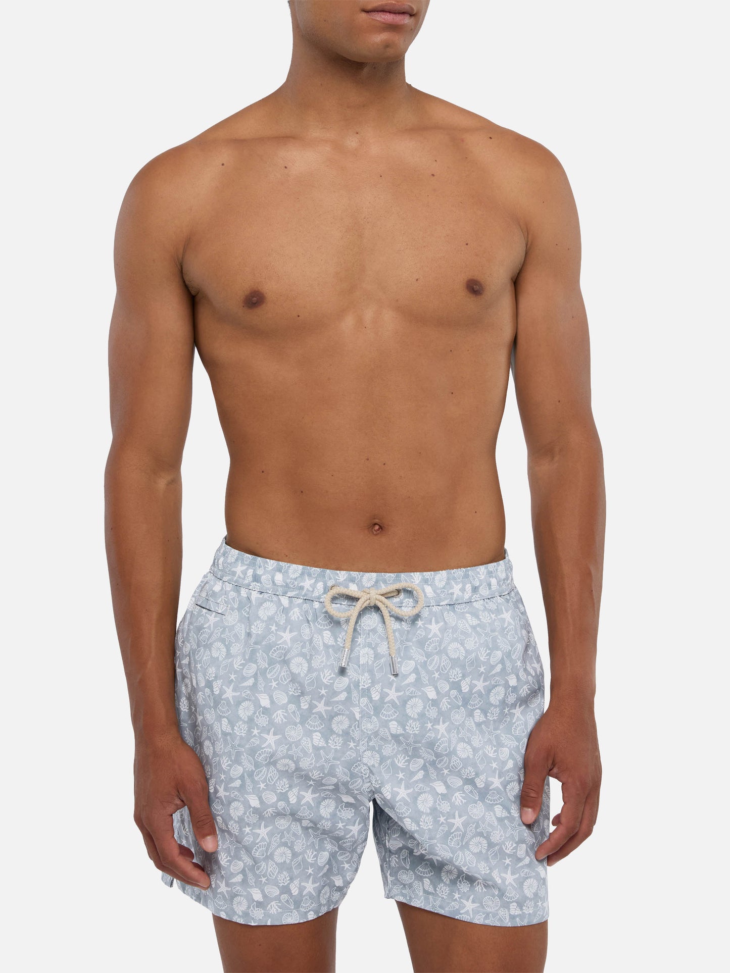 Costume mare Comfort Light con stampa conchiglie