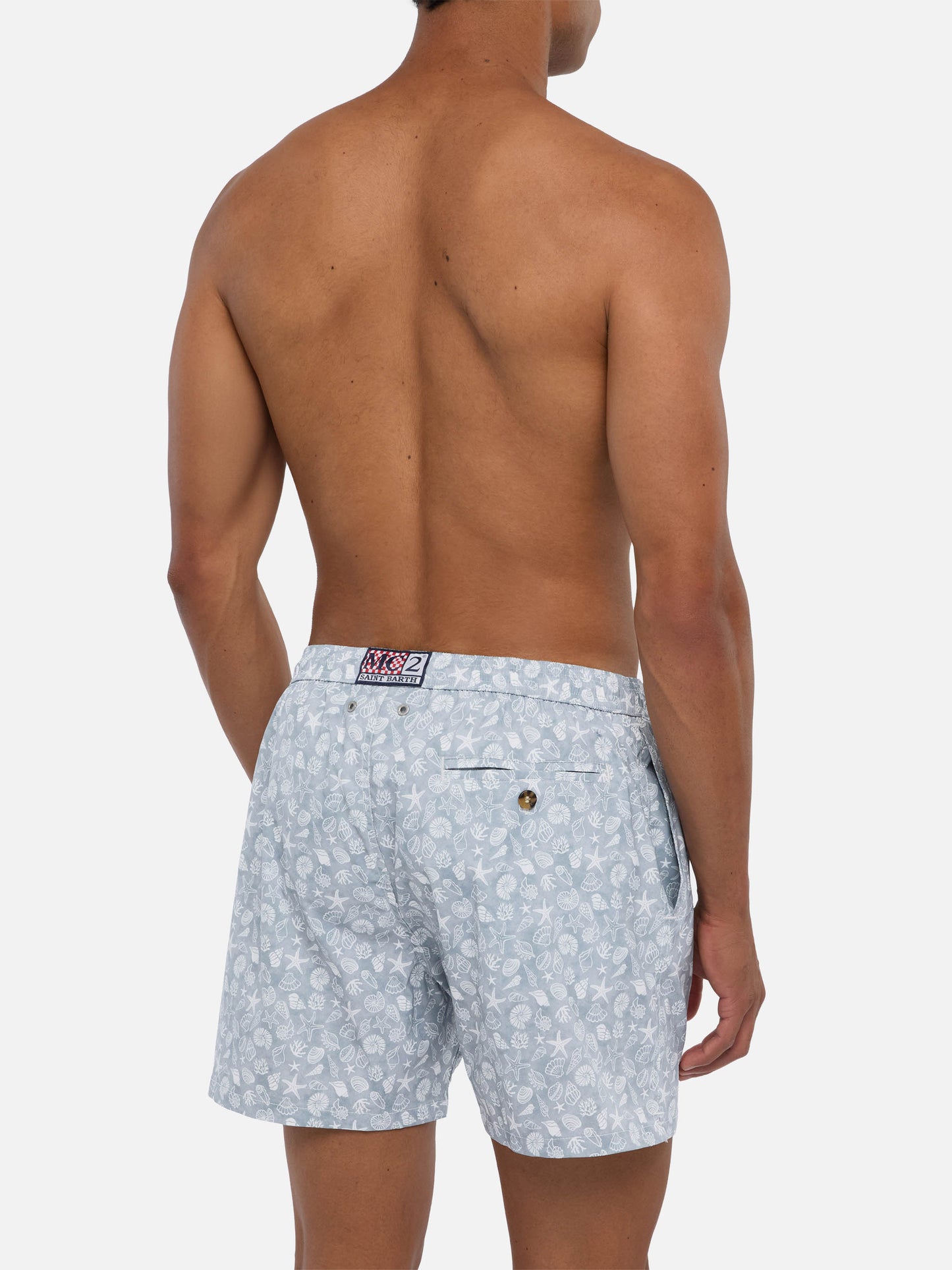 Costume mare Comfort Light con stampa conchiglie