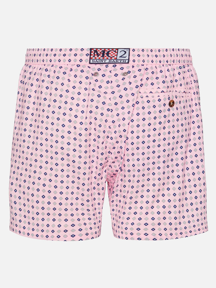 Comfort Light swim shorts with tie print