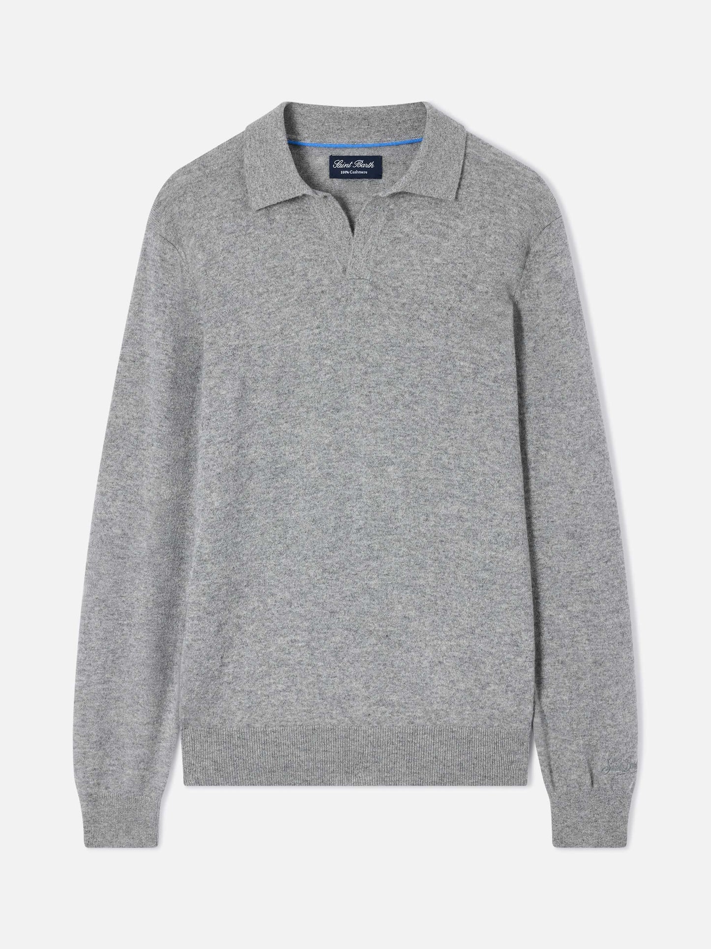 Polo Covent in grey cashmere