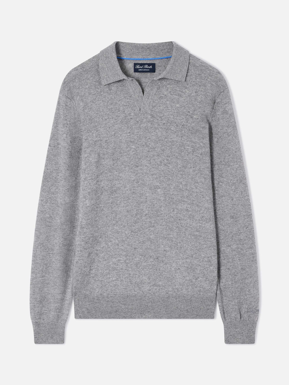 Polo Covent en cachemire gris 