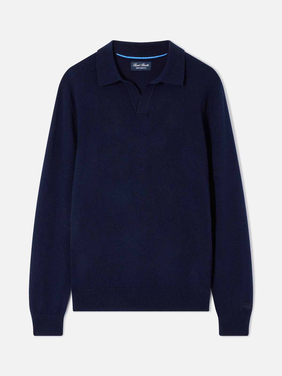 Navy blue Covent cashmere polo