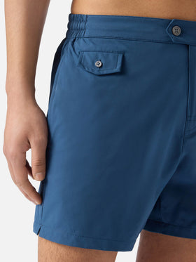 Capferrat swim shorts in navy blue with embroidered logo