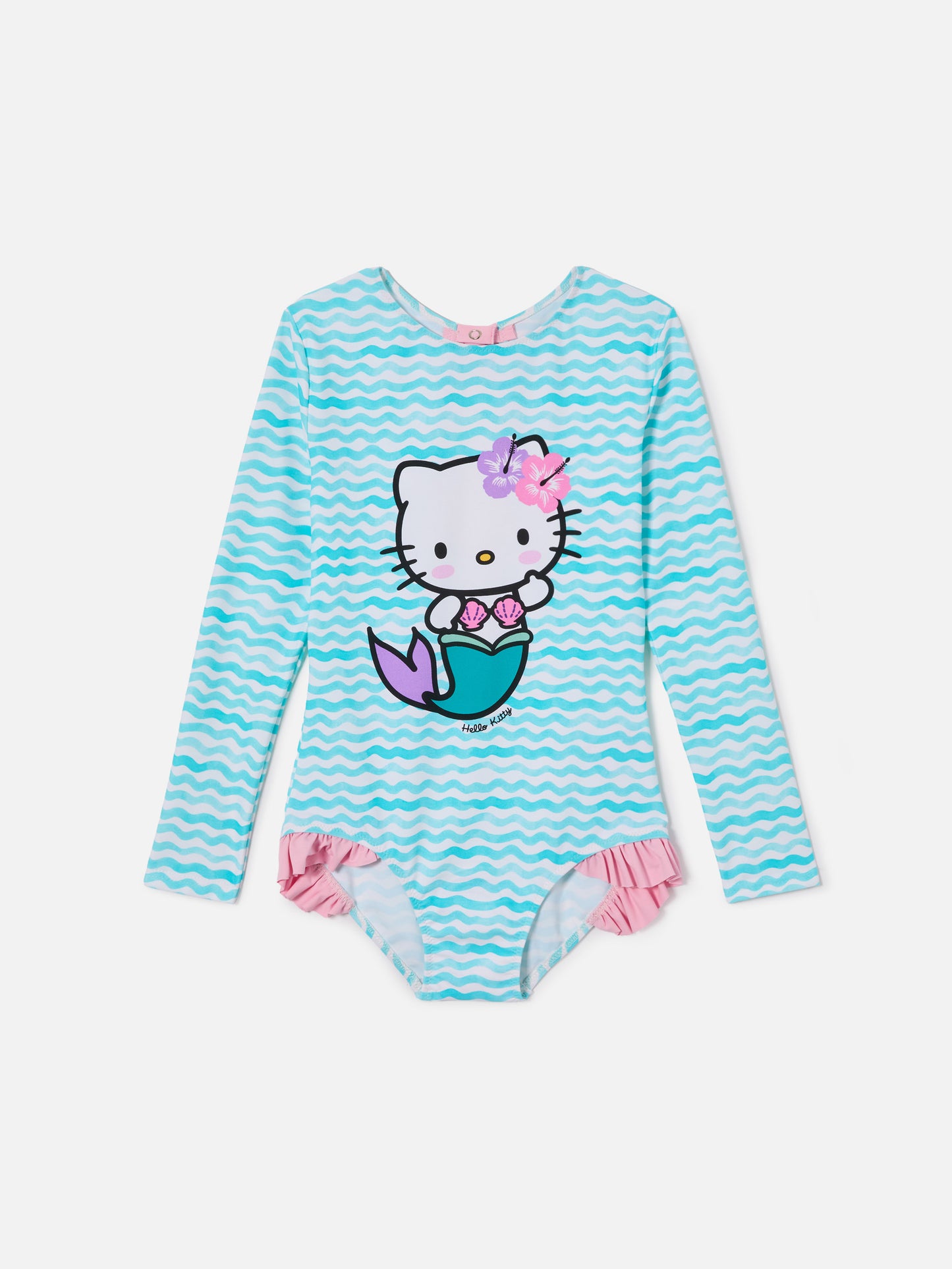 Cressy long-sleeve one-piece swimsuit with Hello Kitty print | Special Edition