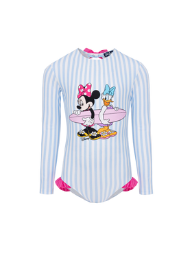 Costume intero Cressy a maniche lunghe con stampa Disney team | PROTEZIONE UV | DISNEY® SPECIAL EDITION