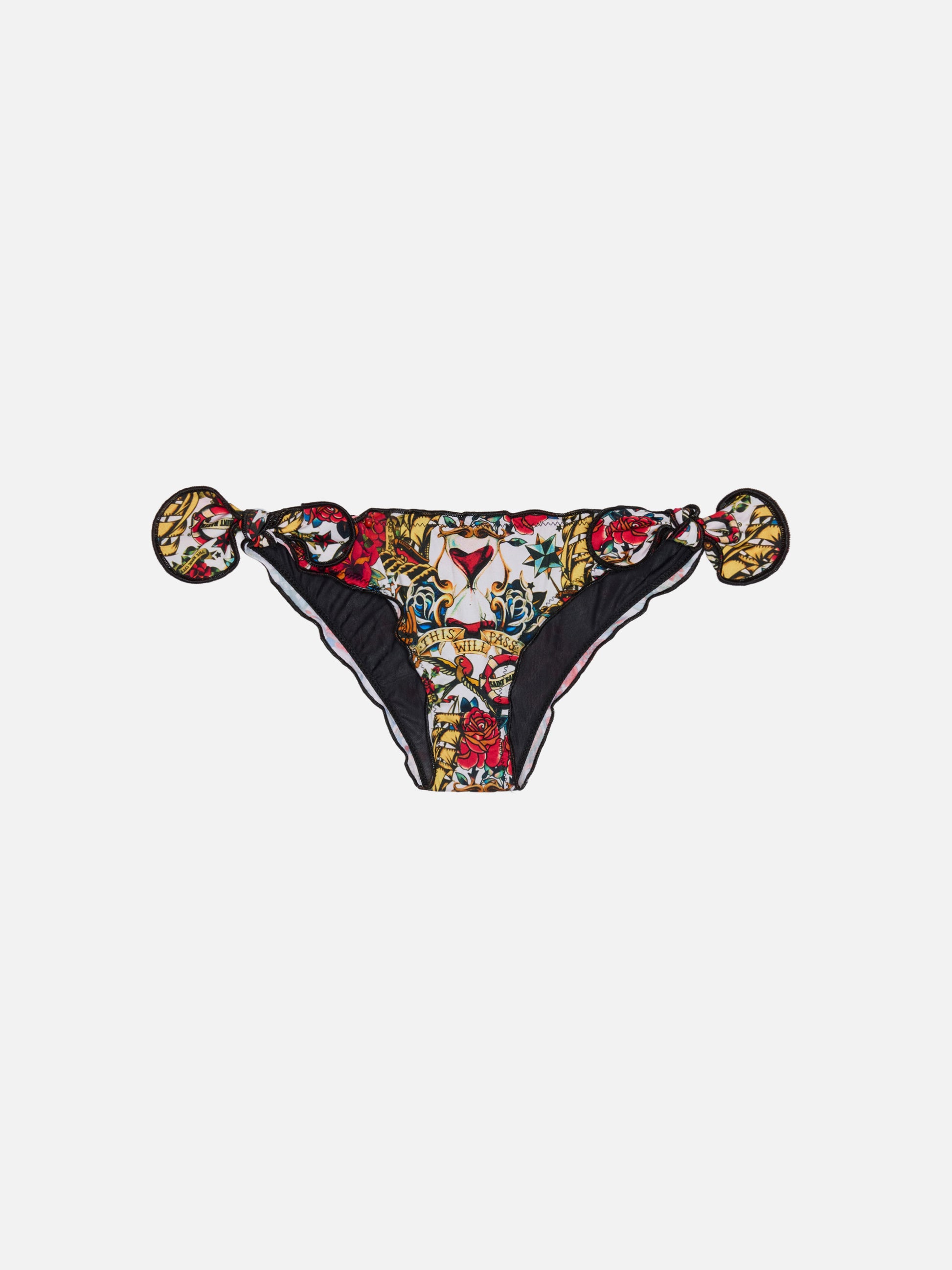 Girl swim briefs with tattoo print - MC2 Saint Barth