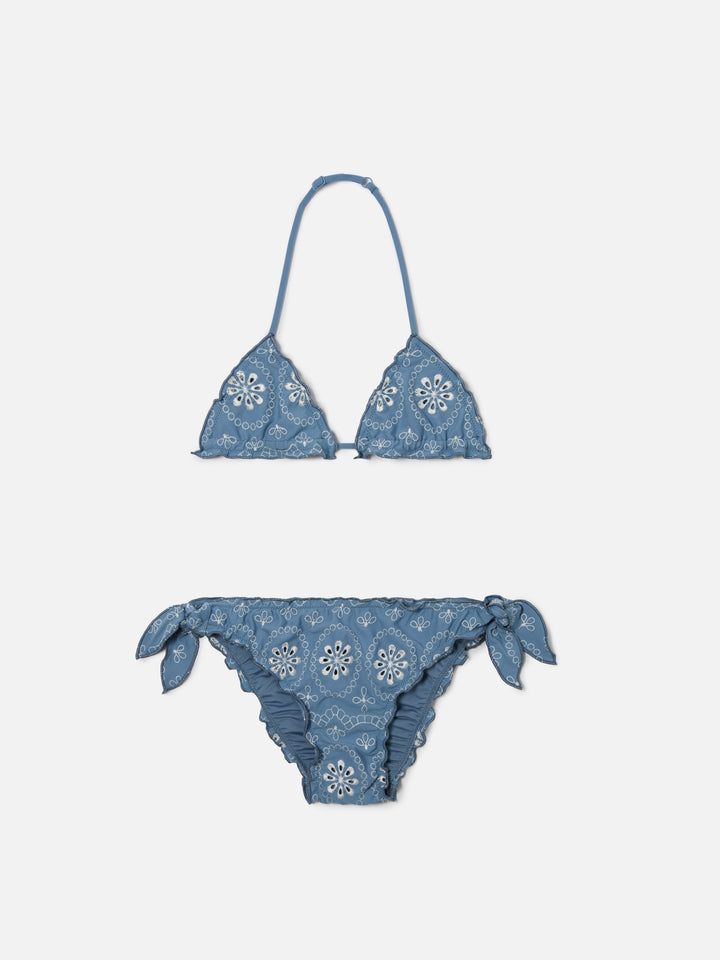 Cris sangallo bikini with ruffled edges