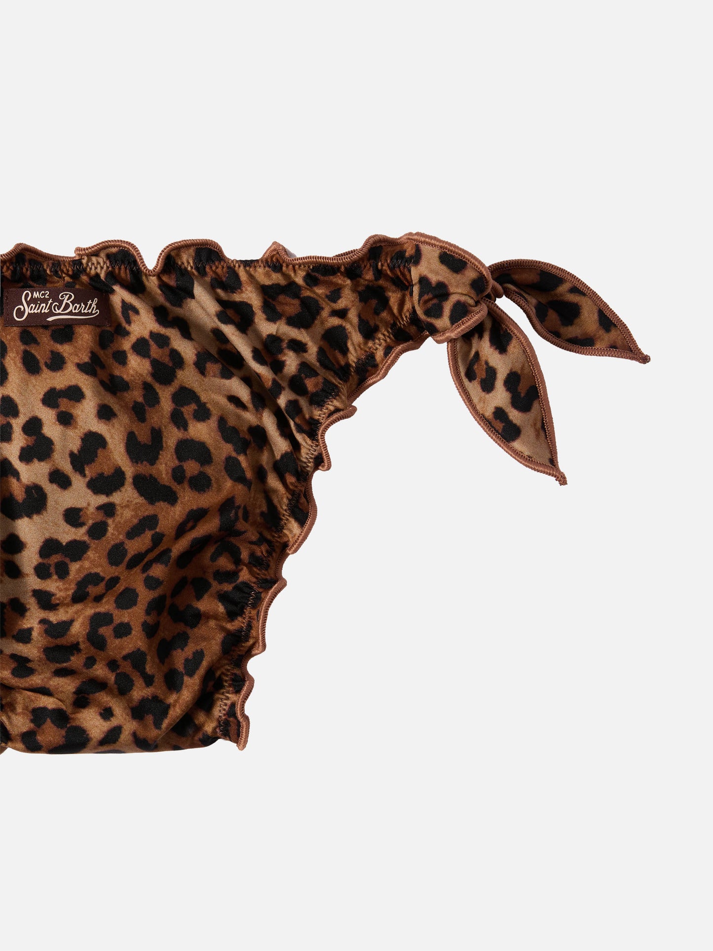 Bikini a triangolo classico Cris con stampa animalier