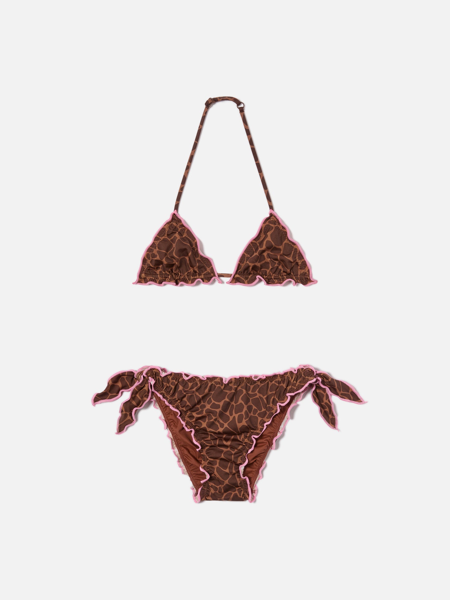 Cris stretch bikini with animal print