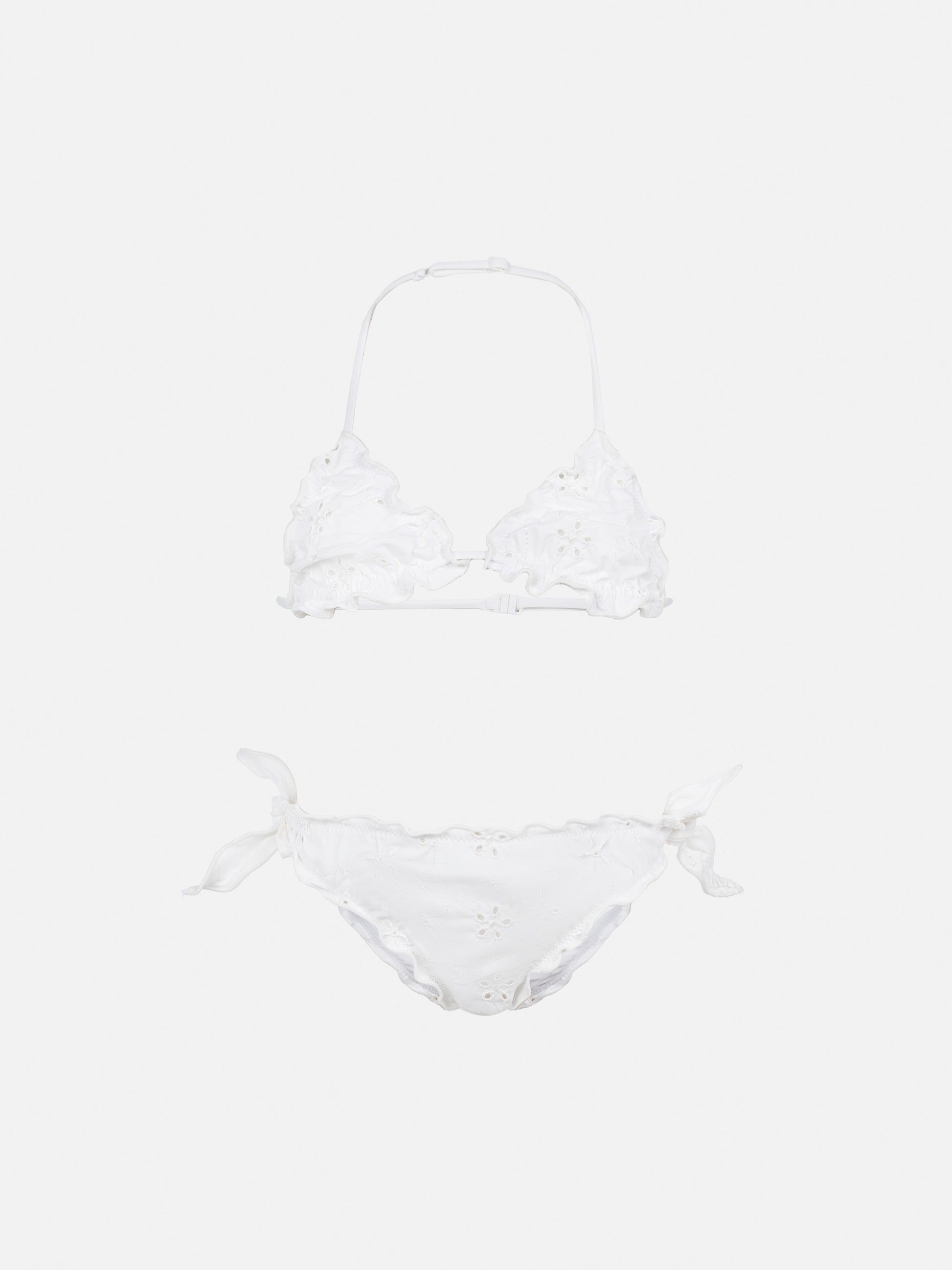 Cris Sangallo cotton lace triangle bikini - MC2 Saint Barth