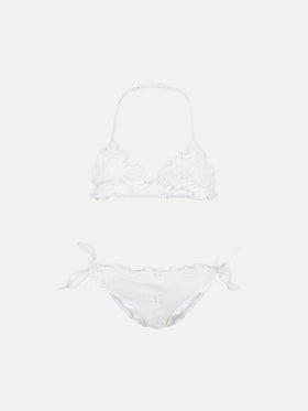 Cris Sangallo cotton lace triangle bikini - MC2 Saint Barth