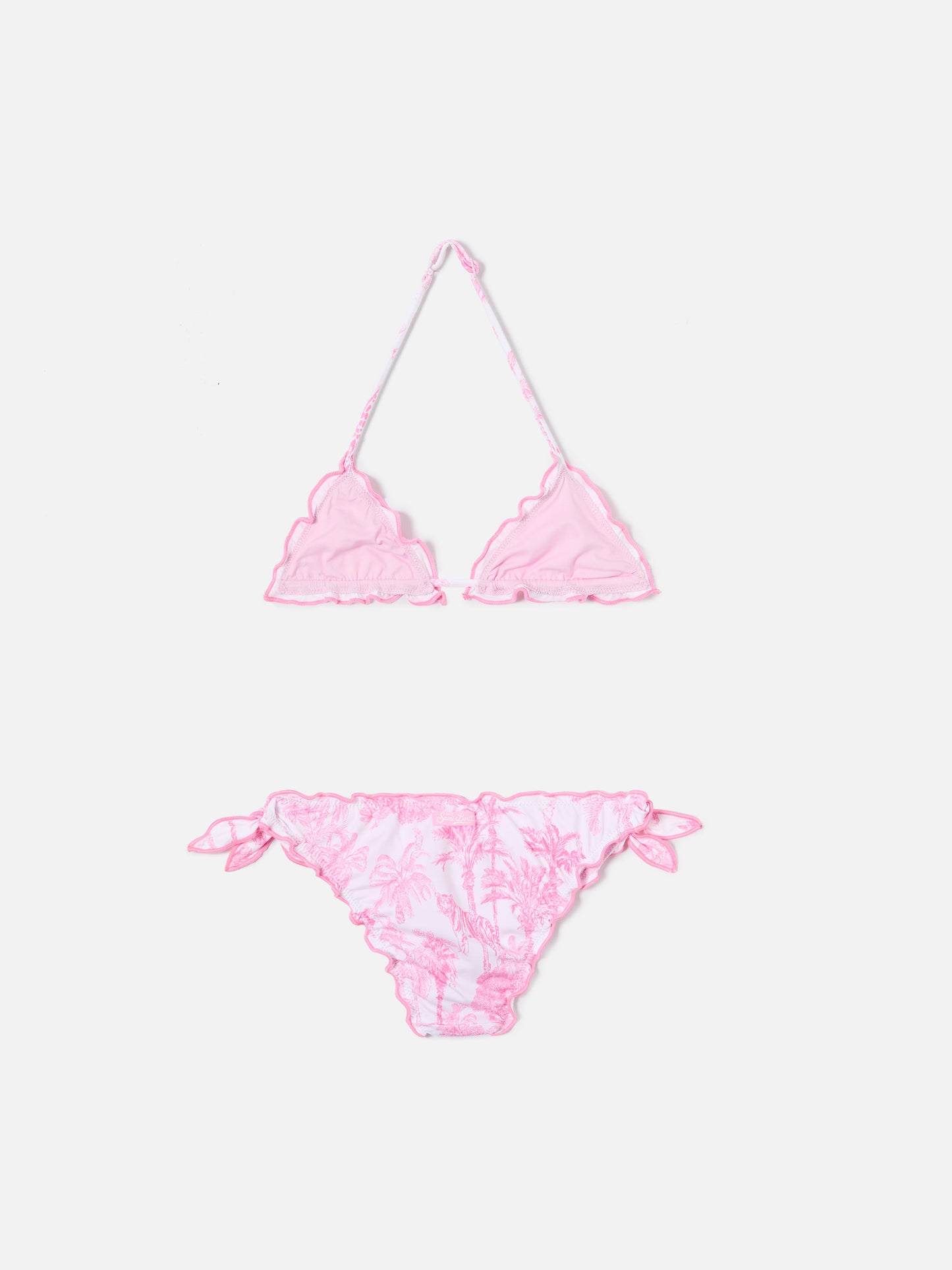 Cris stretch bikini with toile de jouy print