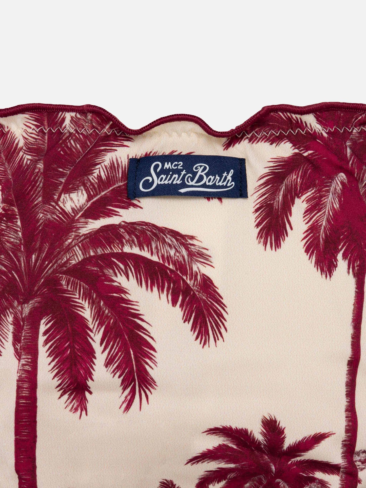 Bikini a triangolo classico Cris con stampa Toile de Jouy | AI CO-CREATED DESIGN BY RICKDICK - POWERED BY RED-EYE