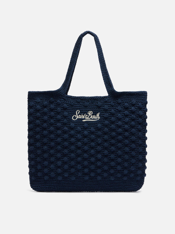 Navy blue Crochet Bag