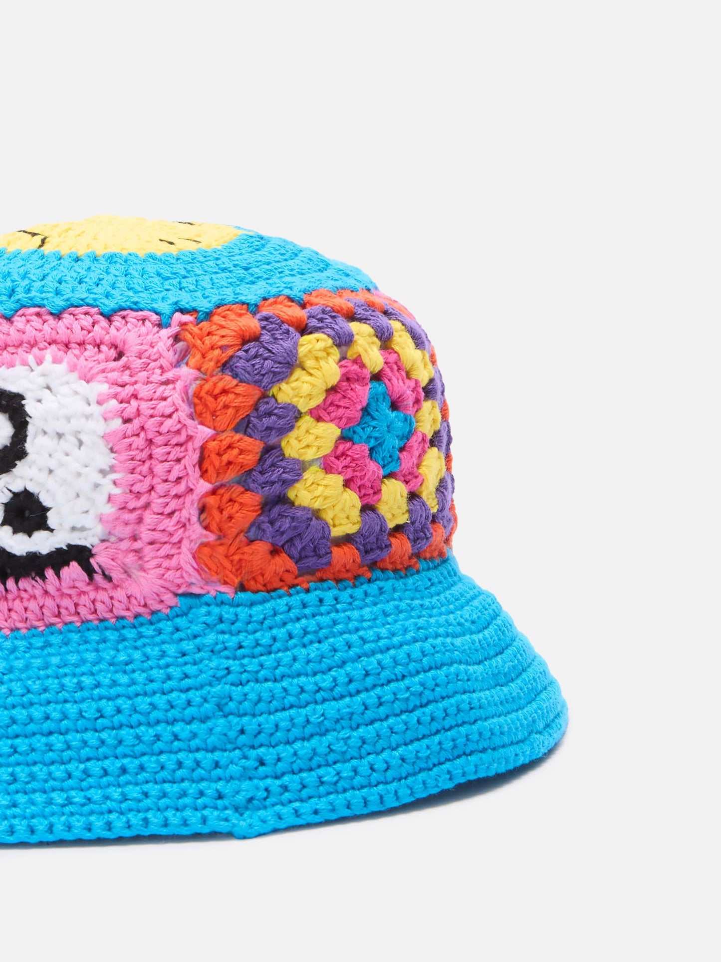 Cappello crochet Jr multicolor a piastrelle