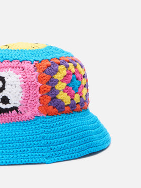 Cappello crochet Jr multicolor a piastrelle
