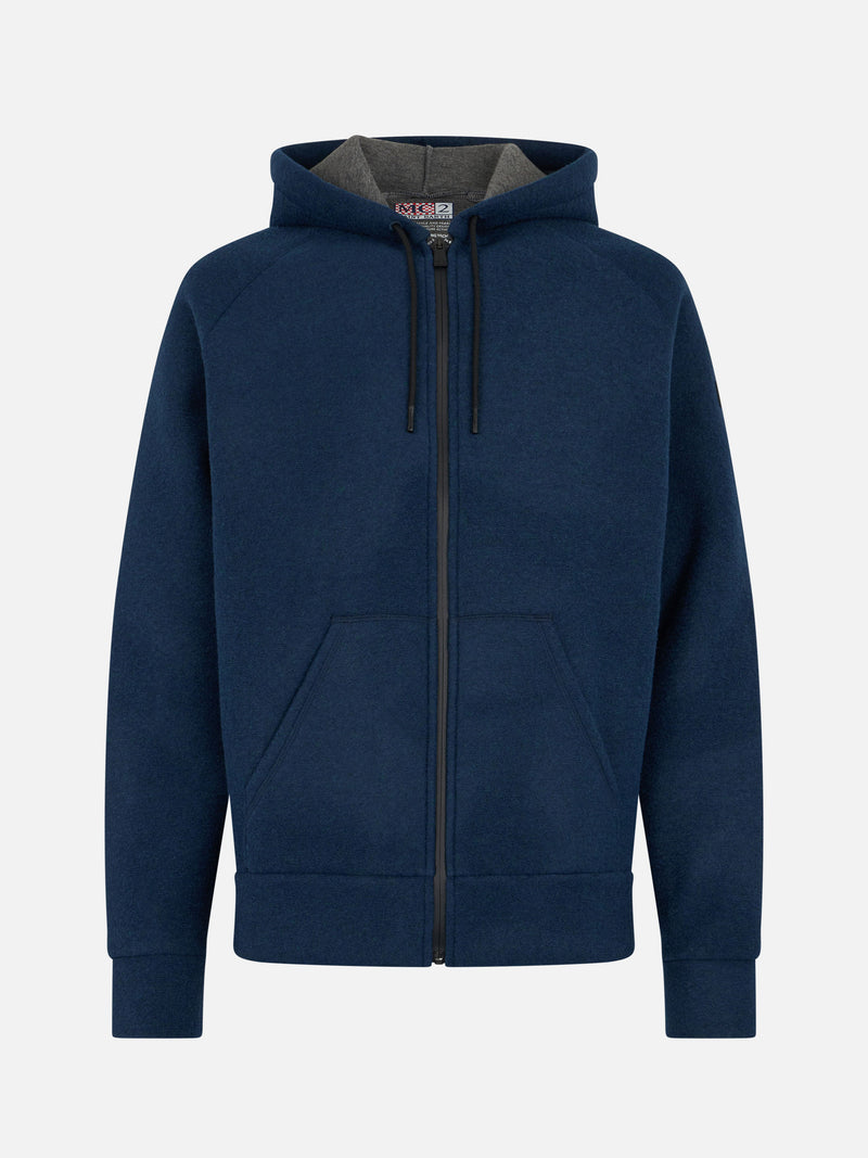 Sweatshirt aus technischem Stoff für Herren in Marineblau von Carrel