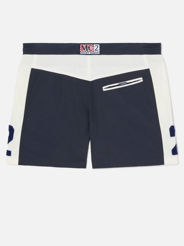 Swim shorts Cup with bands and patch