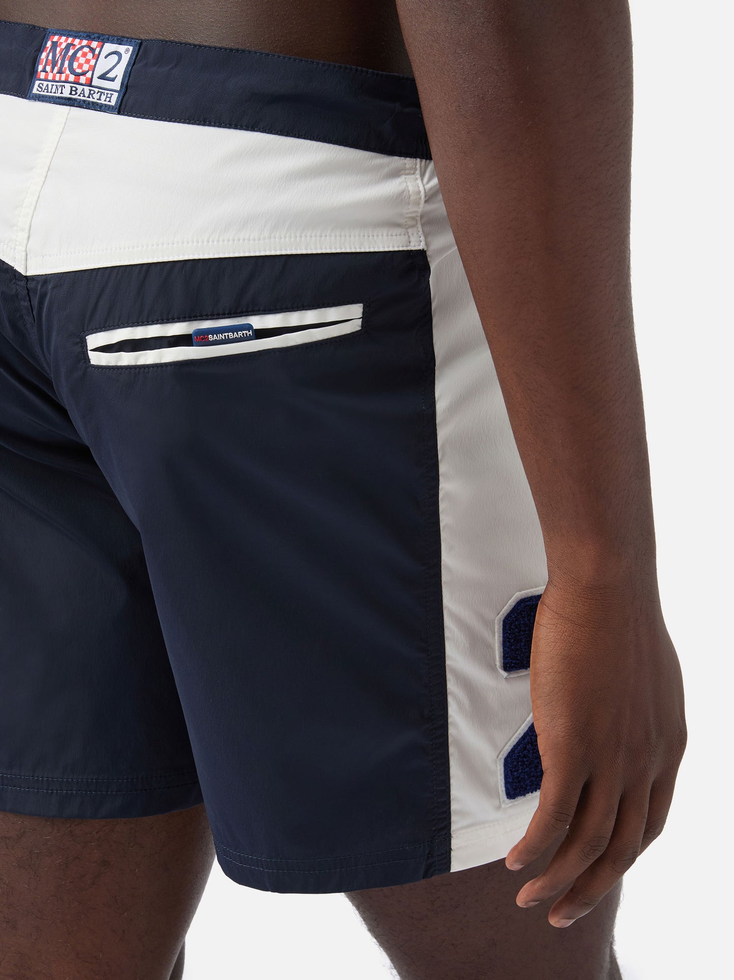 Swim shorts Cup with bands and patch