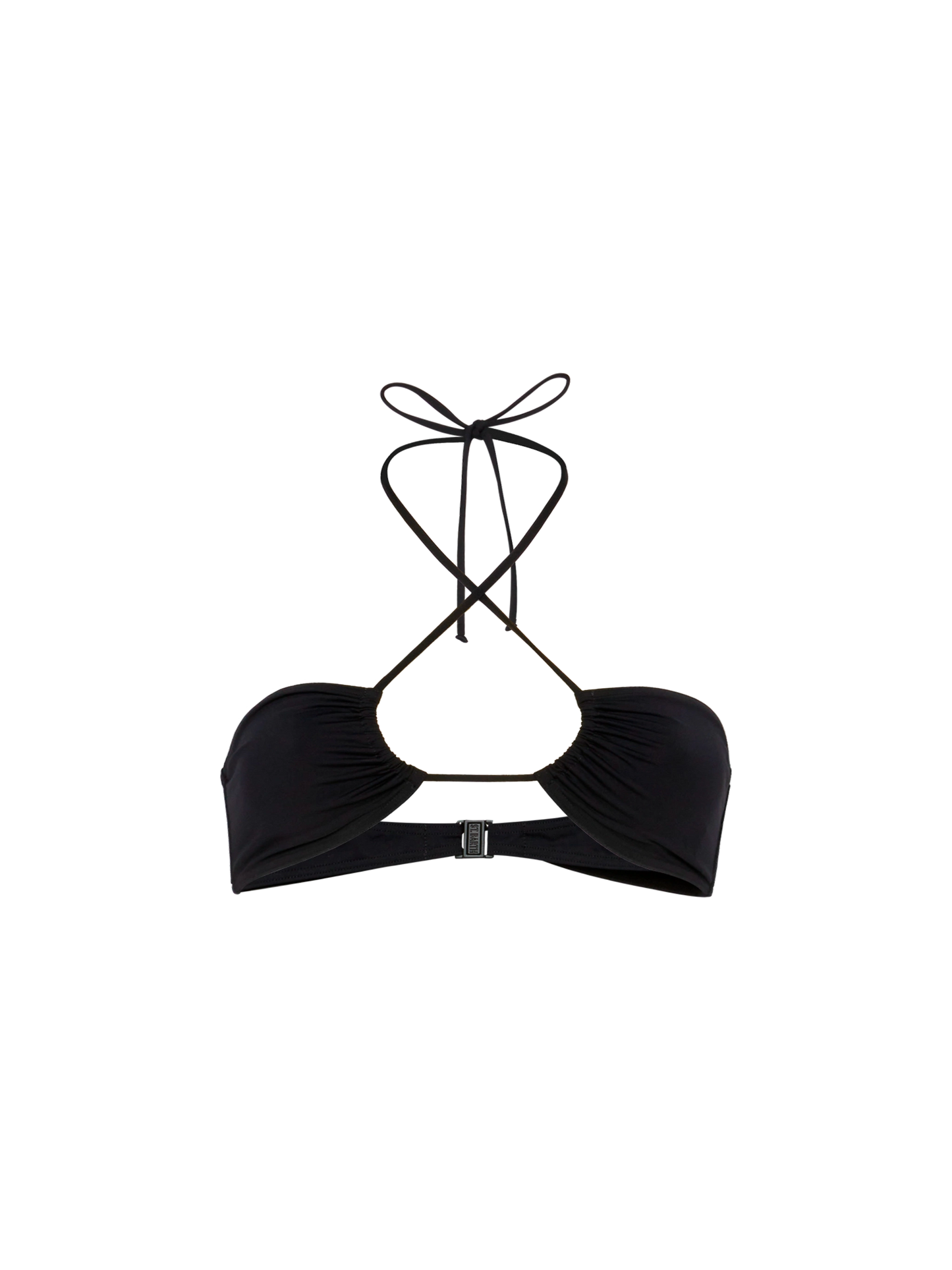 Dahlia top a fascia nero