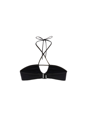 Dahlia top a fascia nero