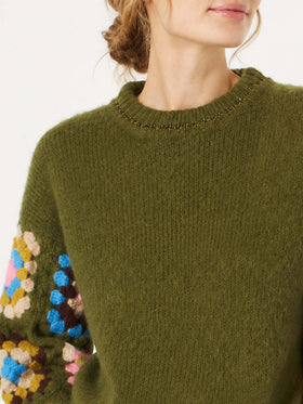 Pull vert Danya Soft Crochet 
