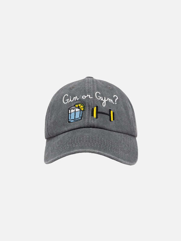 Davis cotton Ball Cap with gin or gym  embroidery