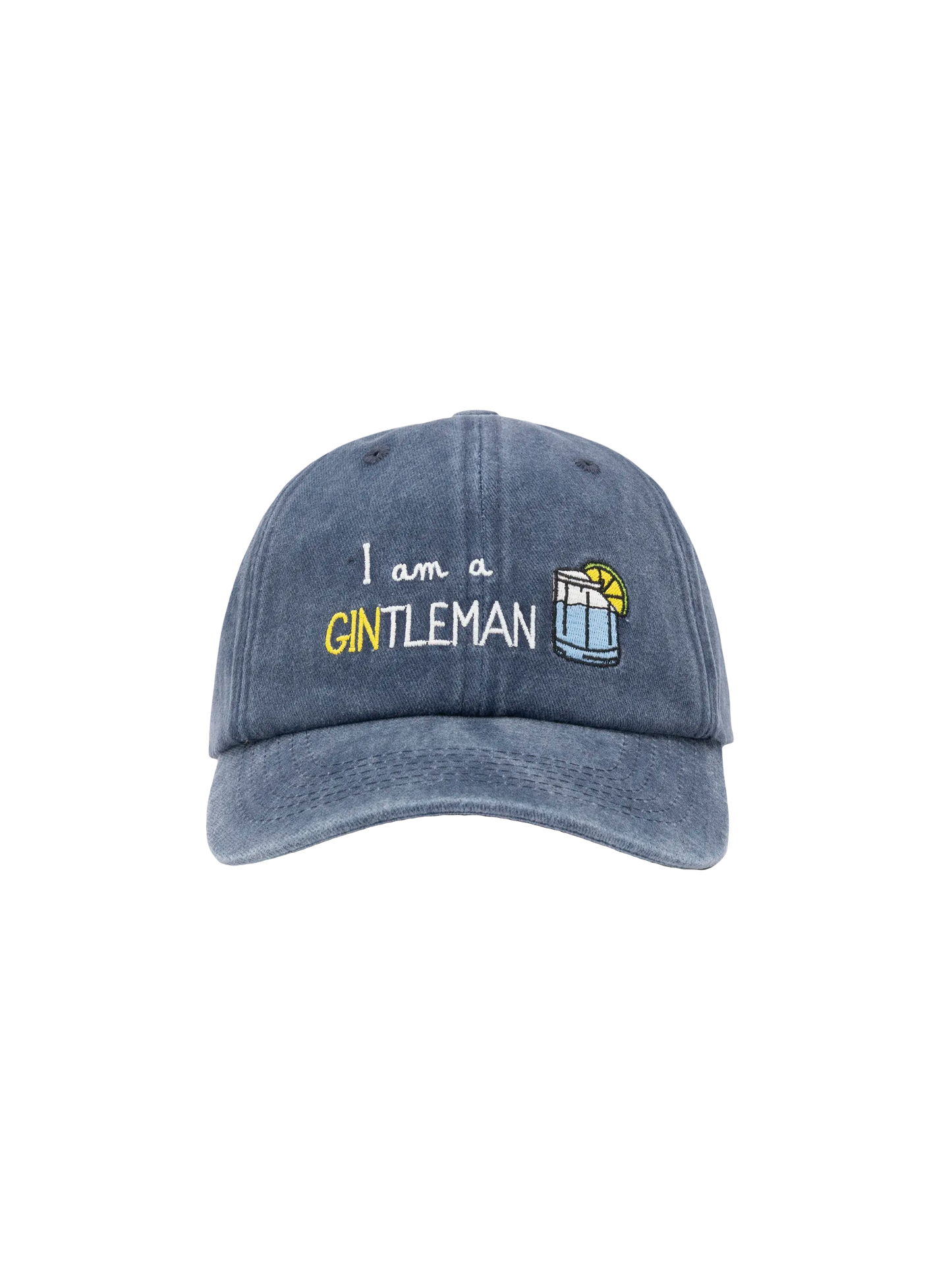 Cappellino Davis in cotone con ricamo GINtlemen