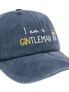 Cappellino Davis in cotone con ricamo GINtlemen