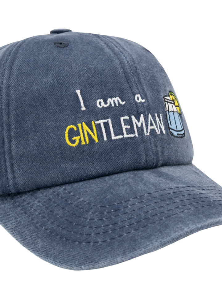 Cappellino Davis in cotone con ricamo GINtlemen