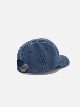 Davis cotton baseball cap in blue with embroidery| Special Edition